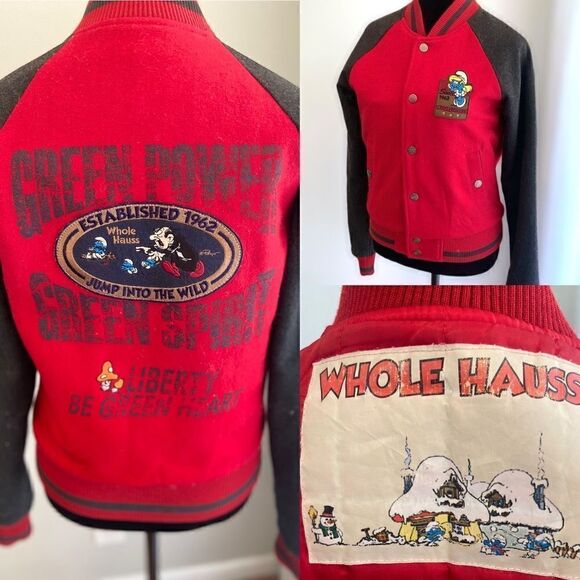 WHOLE HAUSS x SMURFS JACKET - Picture 1 of 16
